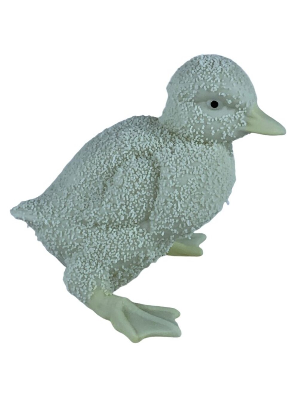 Vintage Dept 56 Duckling Figurine 1993 Textured Cream 7281-8 Easter Porcelain Sm